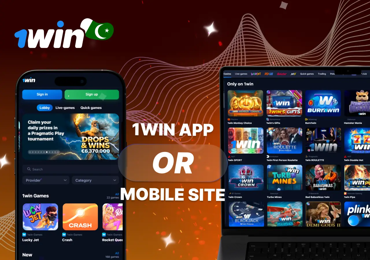 1win websites offer the same sports betting markets as desktop websites