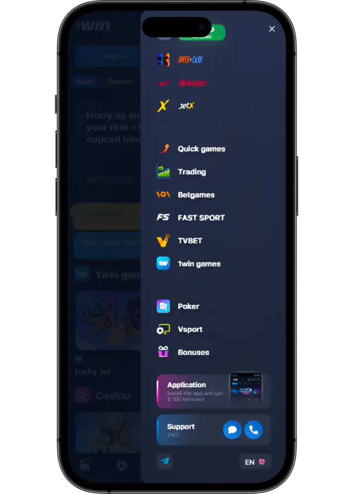 Get 1win Aviator game on iOS