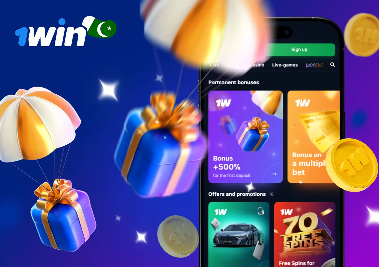 1win bonuses and promo codes in Pakistan