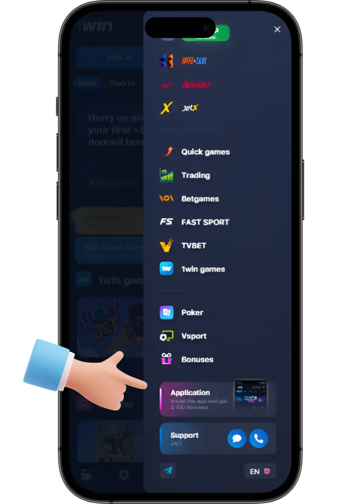 1win app casino