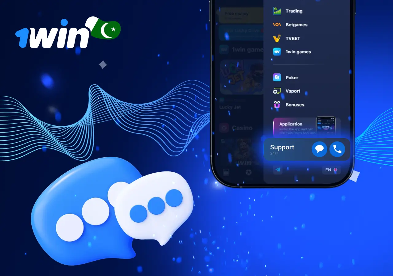 1win support for Pakistani users