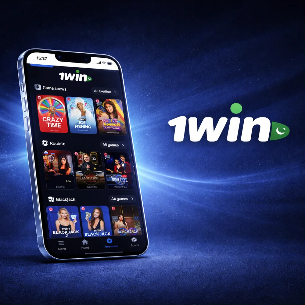 1win app Pakistan official mobile casino and sportsbook interface