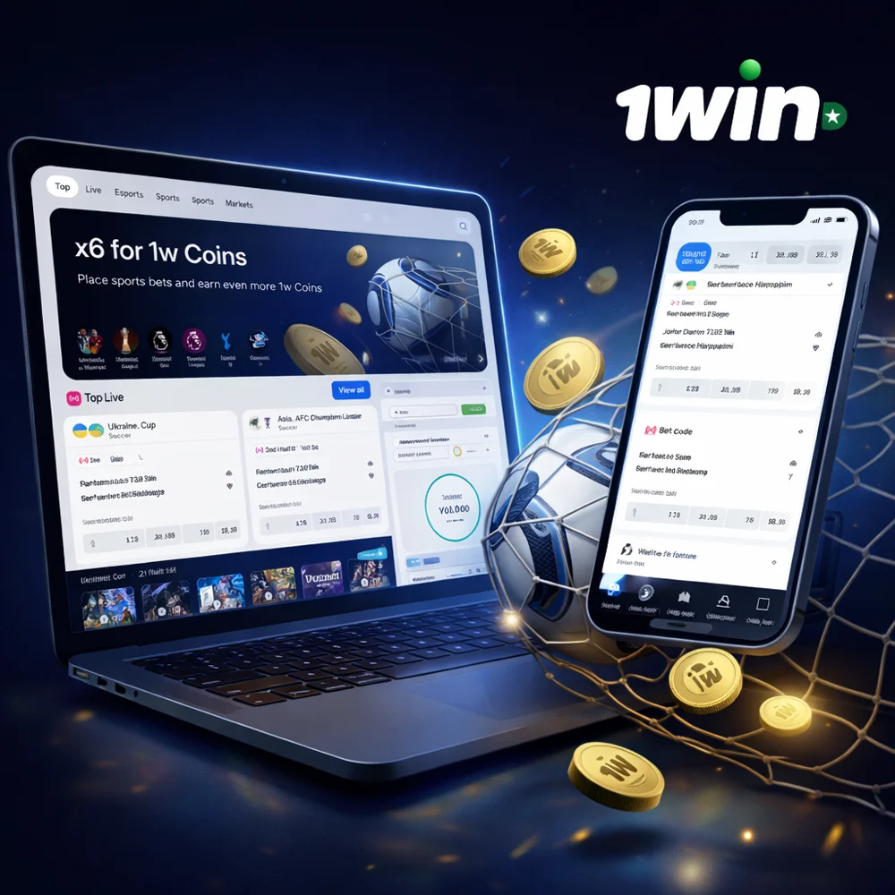 1win official casino and sports betting website for players in Pakistan on desktop and mobile