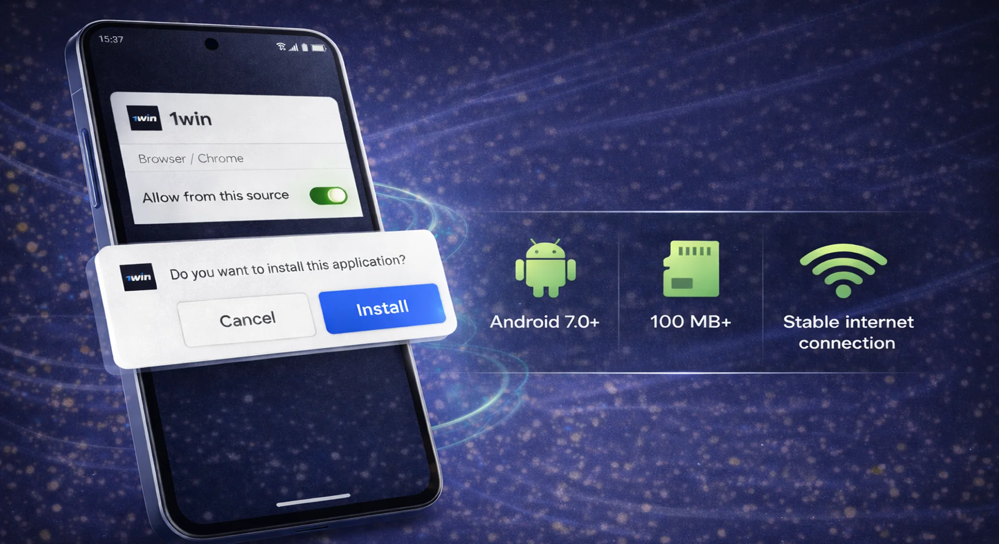 System compatibility and requirements for installing 1win APK on Android devices