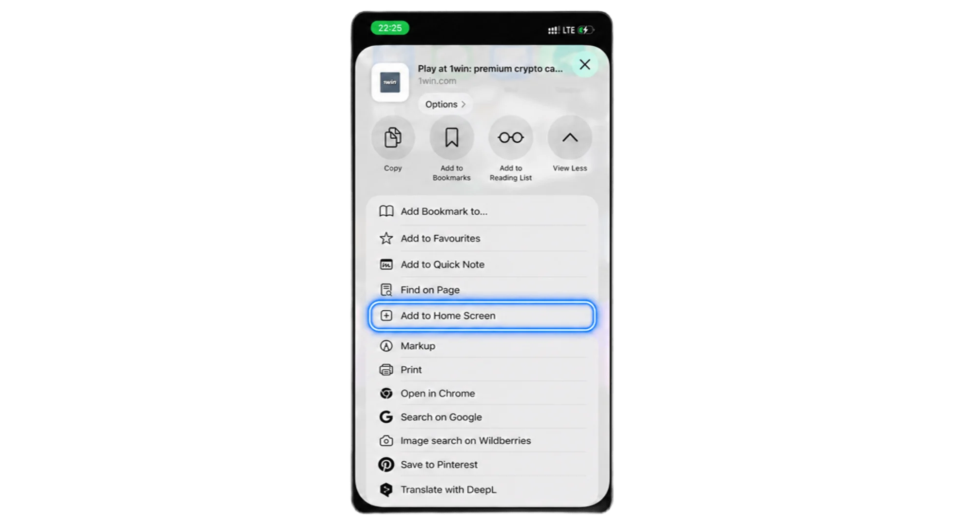 ios app add to home screen